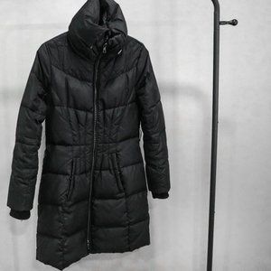 Sam Edelman Black Puffer Long Jacket